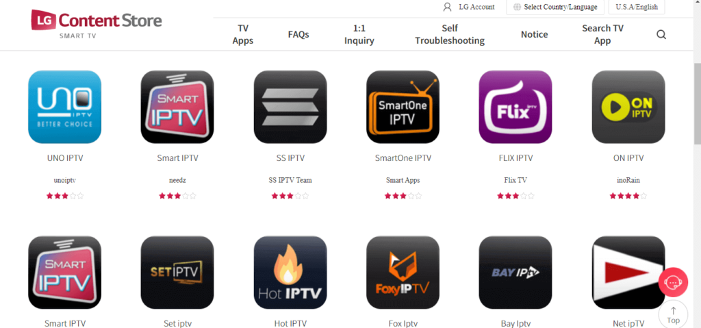 IPTV Player for LG Tv